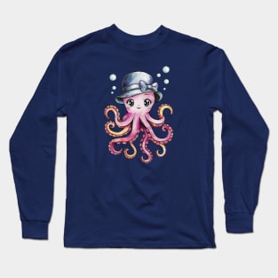 Cute Octopus Long Sleeve T-Shirt